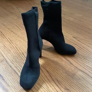 Stuart Weitzman  stretch fabric booties
